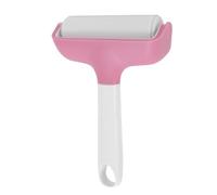 BAOFUYA Rouleau de Gravure, Rouleau de Brayer en Caoutchouc de Silicone avec Pince Large, Amovible, Lavable, Réutilisable, élimination des Bulles et Application d'encre pour Estamper le Papier (PINK)