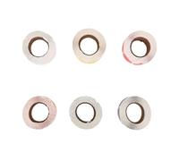 BAOFUYA Round Stickers | autocollants ronds sans boucle pour les projets de codage No Curl No Curl 1 Inch Office Inventory