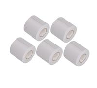 BAOFUYA Ruban d'emballage de Tuyau en PVC 6 Cm, Ruban de Liaison d'isolation pour Tube de Climatiseur, PVC Ignifuge et Anti-vieillissement Résistant à l'huile, Paquet de 5 Rouleaux pour les (GRAY)