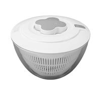 BAOFUYA Salad Spinner Press Type (GREY) | Essoreuse à salade électricité pour la cuisine à la maison, type presse, séchoir à légumes, capacité de 5l, gris, cuisine