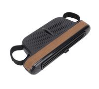 BAOFUYA Ventilateur de Refroidissement pour Voiture 3 Vitesses, Ventilateur USB sans Balais pour Siège Arrière, Conception sans Pales à Angle Réglable pour Sièges Avant et Arrière (Grain de bois)