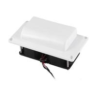BAOFUYA Ventilateur D'extraction Latéral 12V, Découpe 123x63mm, Grille de | Unité de ventilation , moteur 15W, turbine équilibrée, boîtier stabilisé aux UV, pour cuisine de camping-car, couchette