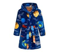 Baogaier Enfants Peignoir de Bain Garçons Filles à Capuche Robe de Chambre Doux Pyjamas Vêtements de Nuit Adolescent Imprimé Animal Polaire avoir Ceinture et Poche Bébé Tout-petits 1 2 3 4 5 6 7 Ans