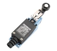 BAOMAIN Interrupteur de Fin de Course BM-8104, Limiteur de Course avec Levier à Galet Rotatif en Plastique, Momentané 1NO 1NC, AC 380V 10A, Étanche IP65 pour Machine CNC, TZ-8104