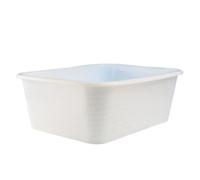 Baquet rectangulaire 30 L - blanc