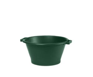 Baquet universel, rond, 110 litres, plastique, vert