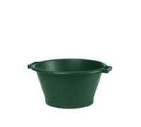 Baquet universel, rond, 30 litres, plastique, vert