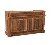 Bar 2 Tiroir en Bois Hollywood 180cm Naturel