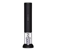 BAR CRAFT Tire-Bouchon Électrique de Luxe avec Coupe-Fil et Socle, Noir