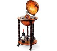 Bar en bois massif, couleur marron, dimensions approximatives : 45 x 45 x 88 cm (largeur x profondeur x hauteur)