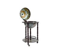 Bar sous forme de globe Bois d'eucalyptus Bleu