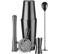 Bar Up Ensemble de barman en tube, shaker, doseur, passoire, pilon, cuillère 1026192PRZEM
