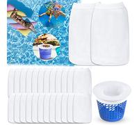 BARAKYEG 30Pcs Chaussettes de Skimmer de Piscine Pool Skimmer Socks Filtre Skimmer Piscine Nylon pour Panier Skimmer Réutilisable Chaussette Filtre Piscine Protégez La Piscine Propre,Feuilles,Écume