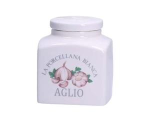 BARATTOLO 500ML AGLIO IN PORCELLANA LINEA CONSERVA