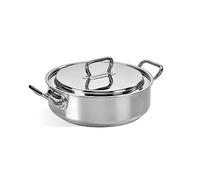Barazzoni 169604028 Casserole professionnelle basse avec couvercle 28 cm