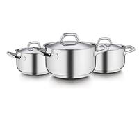 Barazzoni Batterie de Cuisine 6 pièces en Acier Inoxydable 16 cm