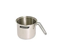 Barazzoni Bouilloire ø12 cm, fabriqué en Italie, capacité 0,9 l, acier inoxydable 18/10, induction+gaz, triple fond. PFAS free. Ligne Bonita