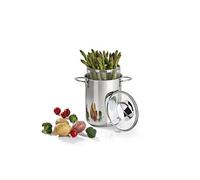 Barazzoni Cuit Asperges avec Panier, diamètre 16 cm, Acier Inoxydable 18/10