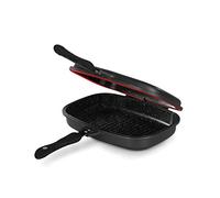 Barazzoni Cuisson spéciale four 32 x 23 cm, aluminium moulé sous pression avec revêtement Marmotech à 5 couches, induction sur les deux côtés, 32 x 23 cm