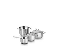 Barazzoni Cuocimania Lot de 6 casseroles de 18 cm avec couvercles en Acier Inoxydable 18/22 cm