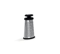 Barazzoni Mini râpe ovale à 3 faces, hauteur 16 cm, idéale pour chocolat et noix de muscade, acier inoxydable