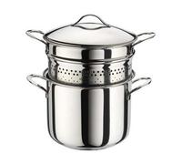 Barazzoni Chef Line Spaghettiere, diamètre 22 cm, Acier Inoxydable 18/10. Fabriqué en Italie.