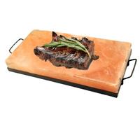 Barbacoa Himalaya Pierre de Sel XXL - Yakiniku - Pierre de Sel de l’Himalaya 40 x 20 x 5 cm avec support