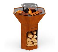 Barbecook Barbecue brasero Nestor avec et Grille surélevée, Barbecue à Bois