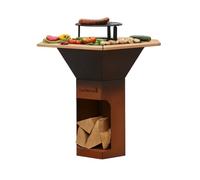 Barbecook Barbecue brasero Nestor avec Tables d'appoint et Grille surélevée