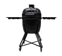 Barbecook Barbecue Kamado Kamal 2.0 Griller, Fumer, Cuire à la Vapeur | kamado barbecues • Céramique • Noir • 128x78x115.5cm