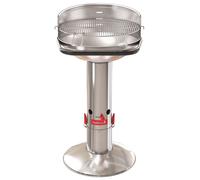 Barbecook BC-CHA-1005, Barbecue, Charbon de bois + bois de chauffage, 47,5 cm², Pour 10 personnes, Modèle de table, Grille