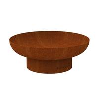 Brasero - BARBECOOK - Jack 60 - Acier Corten - 60 x 25 cm - Bois - Briquettes en céramique