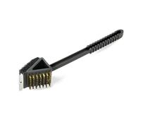 Barbecook Brosse 3-en-1 longue, Plastique Noir 37 cm