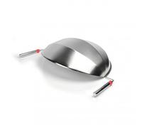 Barbecook Dôme réflecteur de chaleur barbecue charbon Optima/Loewy 45, Inox 43cm, Argent