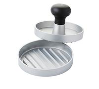 Barbecook Handy burger press made of aluminium for quick and easy burger patty on the grill, press for 2 hamburger patties, ideal size for breads, diameter 11.5 cm