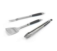 Barbecook Set d'ustensiles de Barbecue INOX 44cm avec poignée Silicone