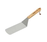 Barbecook Spatule à poisson coudée inox et bois 37 cm Argent