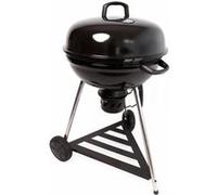 Cook'in Garden – Barbecue à charbon CH041T 54,5 cm – Acier émaillé, Thermomètre – Noir