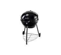 Barbecue à charbon Char-Broil Kettleman™, finition noire. | Idéal pour 4 à 6 personnes, Grille anti-chute, Cendrier amovible, Thermomètre au couvercle, Consommation réduite de charbon