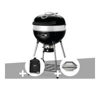 Barbecue à charbon charcoal kettle pro 57 cm + housse de protection + lot de 2 p