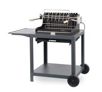 Barbecue à charbon + Chariot Le Marquier Exclusive Mendy 54 x 32 - Ardoise