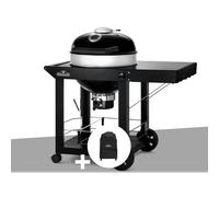 Barbecue à charbon kettle pro 57 cm sur chariot + housse de protection - napoleo