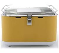 Barbecue à charbon portable jaune avec housse - Barbecook - 223.5925.000 - carlo