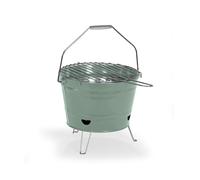 Barbecue à charbon portable - LIVOO - DOC327V - Ø27 cm - Grille en acier chromé - Hauteur 24 cm - Pieds pliables - Poignées