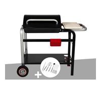 Barbecue à charbon Somagic Vulcano 2600 + Malette 8 ustensiles