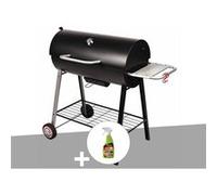 Somagic – Barbecue à charbon sur chariot Michigan avec dégraissant pour barbecue