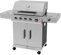 Barbecue à gaz 19 kW, 4+1 brûleurs, acier inoxydable 70 x 45 x 55 cm