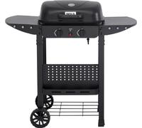 Barbecue à gaz 5 kW, 2 brûleurs, acier 100,5 x 49 x 92,4 cm