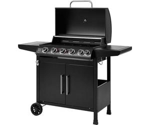 Barbecue à Gaz Cookingbox Paarl, 5 Brûleurs, Surface de Cuisson 70 x 42 cm, 17.5 kW, Grille Acier
