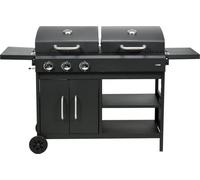 Barbecue à gaz et barbecue au charbon de bois 8,4 kW, 153,5 x 52,8 x 99,5 cm